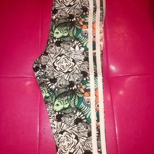 Zoo print Adidas Leggings